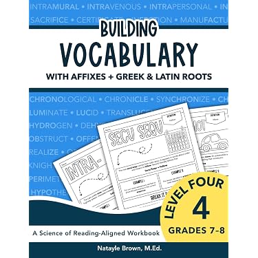Amazon.com: Building Vocabulary with Affixes + Greek and Latin